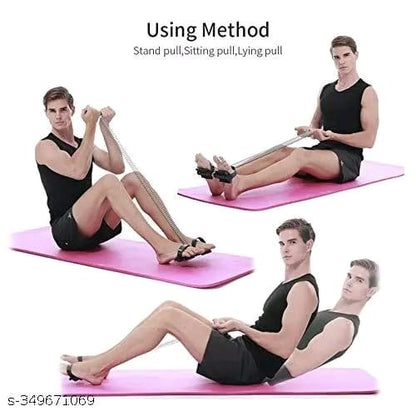 Tummy Trimmer Men and Women for Abs Workout Stomach Machine Exercise in Gym, Home for Abdominal Workout for man and women (BLACK)